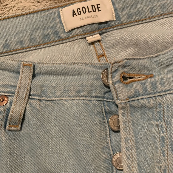 AGOLDE Parker Straight Mid Rise Cropped Jeans - Picture 5 of 5